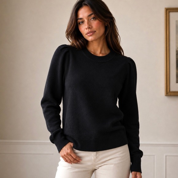 ANTONIO MELANI Sweaters - Antonio Milani Sz XS Sweater 100% Cashmere Black Quiet Luxury Office Career Work